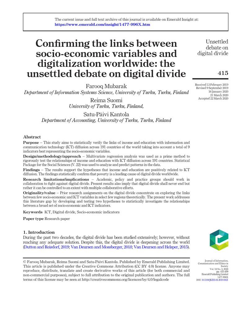 Digital Divide PDF