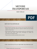 Metode Transportasi