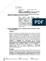 Amplia Queja Funcional Contra Fiscal + Adjunta Actos de Investigacion Dirincri + Caso Maria Paredes Huerta