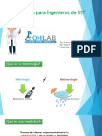 Metrologia para Ingenieros de SST