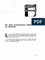 Sawaba: Du Parti Progressiste Nigérien Au