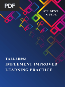 TAELED803 Student Guide