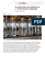 Un Cambrioleur Coincé Dans Son Véhicule Sur Un Plot en Béton - "Il S'est Énervé, A Klaxonné" - La Libre