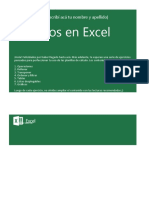 1° Tarea EXCEL Sandra Esquivel