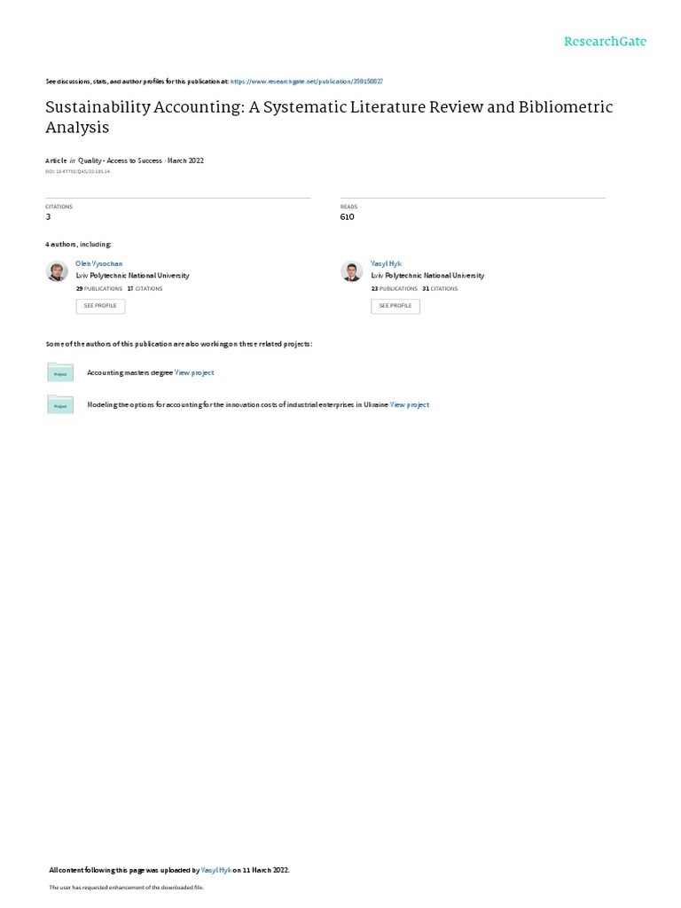 A9 Analisis Bibliometrico Download Free Pdf Sustainability