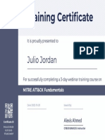 Training Certificate Template Title