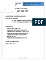 Informe Uso GPS PDF