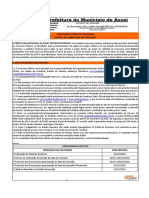 Concurso Público 002/2018 Edital de Abertura Retificado: Cronogra Descrição Das Atividades Data Prevista