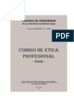 Codigo de Etica Profesional PDF