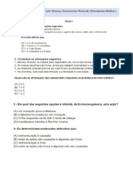 Exercícios de Exame Filosofia