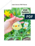 Patito Amigurumi Llavero PDF Patron Gratis