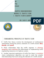 Dr. Zaid - Traffic Eng. Mod. 2 - I