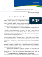 Estudo Técnico Concentração Incentivo Fiscal Rouanet