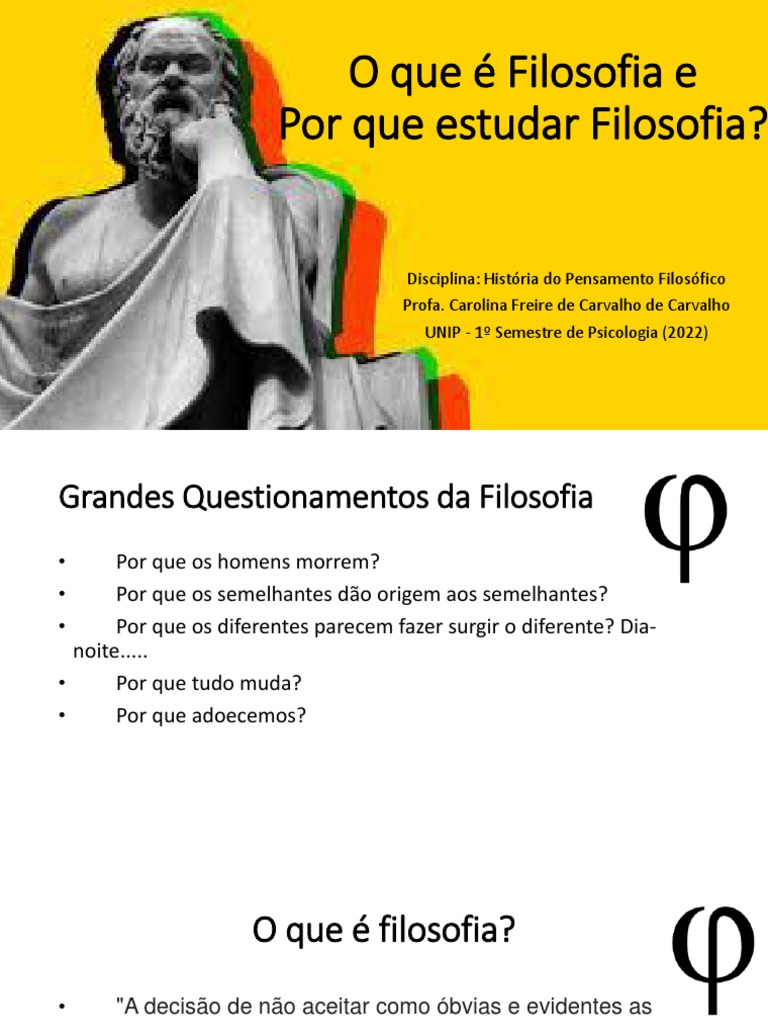 O que é Filosofia e sua Importância | PDF | Pensamento | Racionalidade