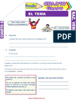 ¿ Palabras: El Tema