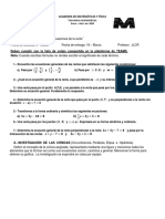 Act. - 5 Problemas Forma de Ecuaciones de La Recta