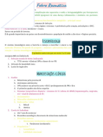 Ped - Febre Reumática - 9° Etapa (Internato)