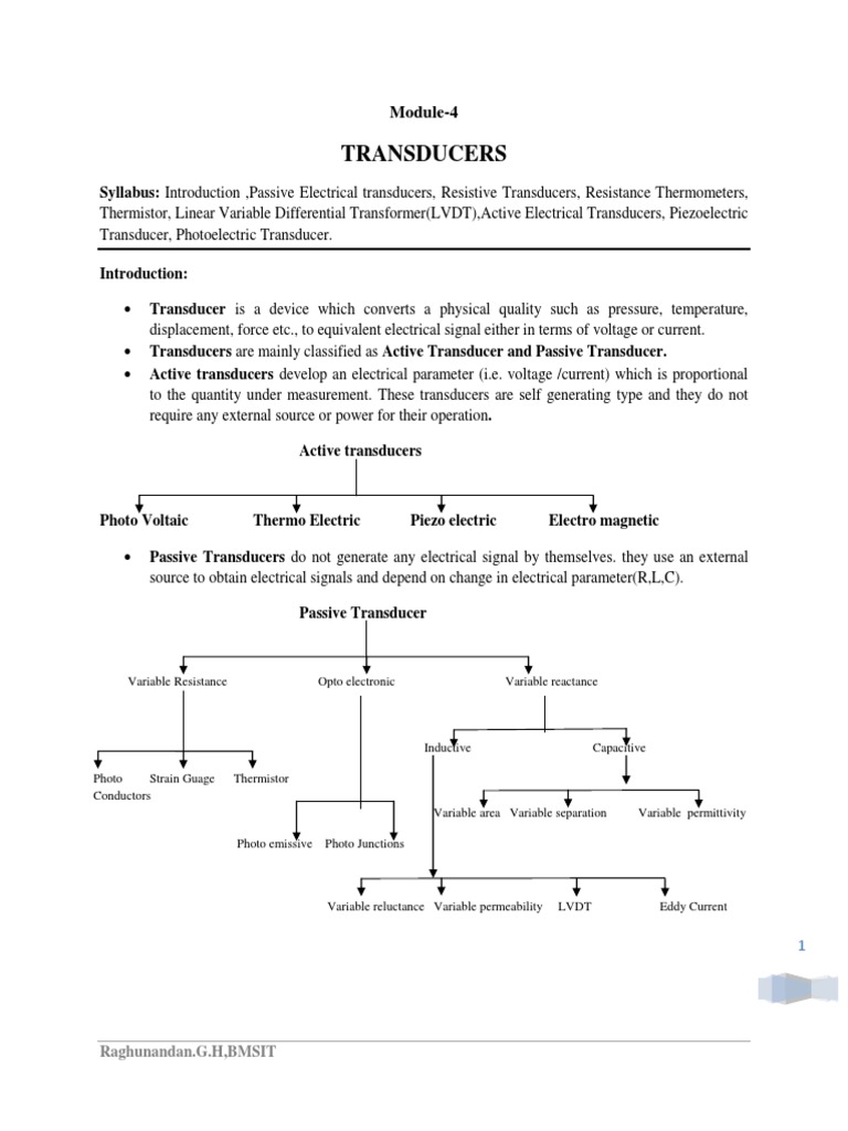 Documents NullTransducer+notes PDF Electrical Resistance And