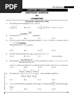 Logarithm - (Additional Excerise) - Student PDF