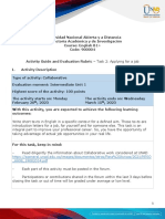 Activities Guide and Evaluation Rubric - Unit 1 - Task 2 - Applying For A Job