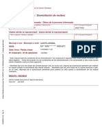 Domiciliació de Rebuts / Domiciliación de Recibos: Dades de La Persona Interessada / Datos de La Persona Interesada