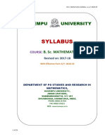 UG Maths Syllabus PDF