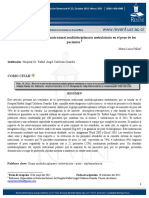 Efecto de La Intervención Nutricional Multidisciplinaria Ambulatoria en El Peso de Los Pacientes