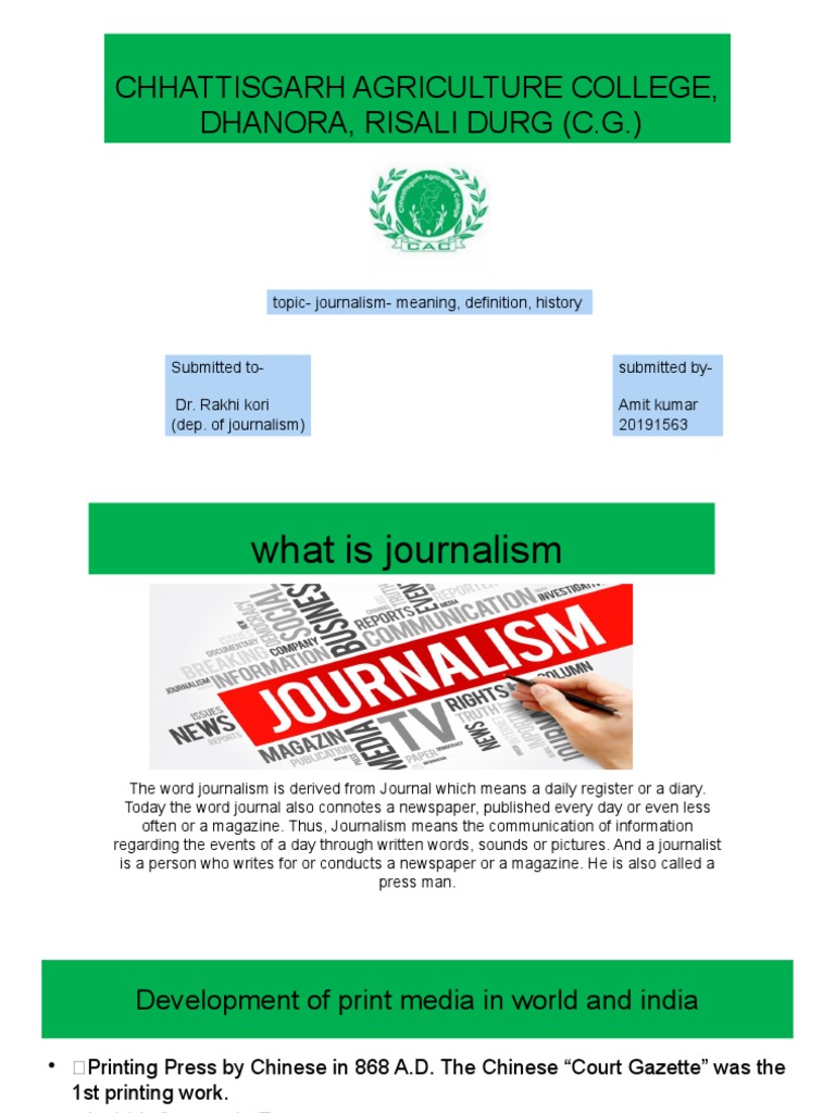 Journalism PDF Journalism Newspapers
