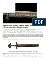 Mysterious Viking Sword Made With Technology From The Future