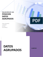 Tema V MEDIDAS DE POCISION Datos Agrupados