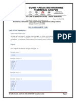 Python Day-1 FDP Assignment Task From Ravikanth