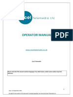 Operator Manual: WWW - Exceltelemedia.co - Uk