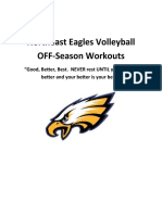 Northeast Eagles Volleyball OFF Season Workout