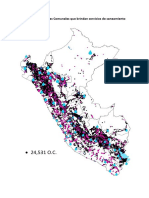 Organizaciones Comunales Que Brindan Servicios de Saneamiento