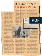 Free Vintage Newspaper Template