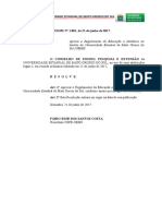 RESOLUÇÃO CEPE-UEMS #1.881 - de 21 de Junho de 2017 PDF