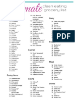 CleanEating Meal Planner PDF