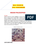 Rishabhjha - Report On Indian Philosopher 2k20csun01084