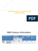 Narrow-Band Interference Suppression (NBIS)
