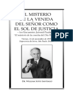 SPA-1997-11-21-1-el Misterio de La Venida Del Senor Como El Sol de justicia-ITABR PDF