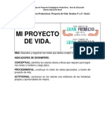 Proyectos Pedagógicos Productivos. Proyecto de Vida. Grados 4° y 5° Guía1