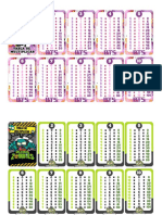 Tablas de Multiplicar Pack 2 - Archivo PDF 2 PDF