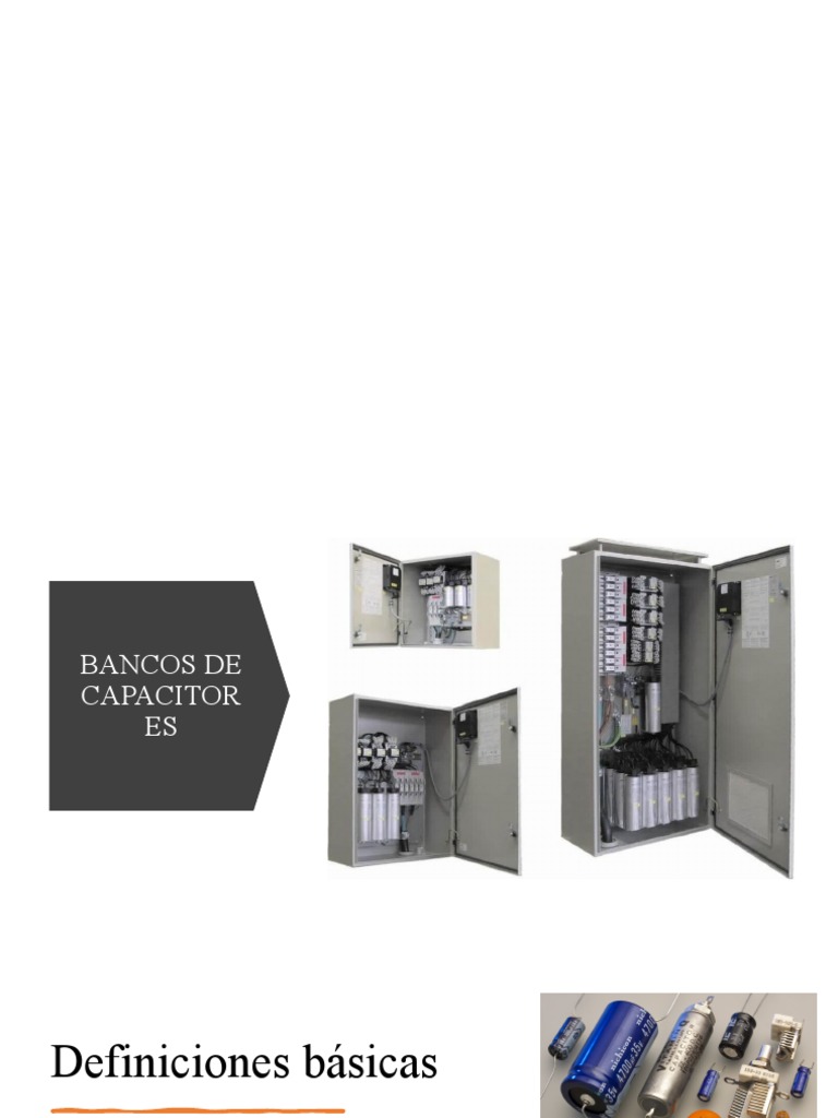 Bancos de Capacitores | PDF | Energia electrica | Condensador