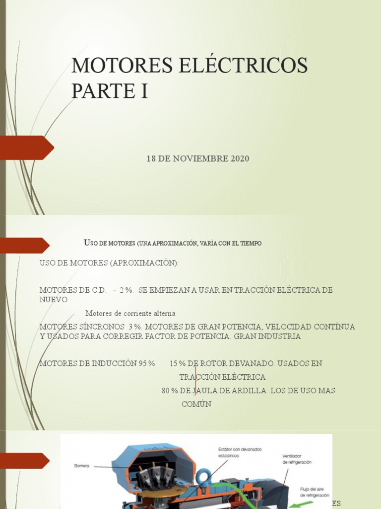 MOTORES ELÉCTRICOS (Autoguardado) | PDF | Motor eléctrico | Ingenieria ...