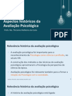 Aula 01 - Aspectos Históricos Da Avaliação Psicológica (Enviar) PDF