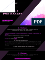 Aula 2 - LÍNGUA PORTUGUESA - SINTAXE PDF