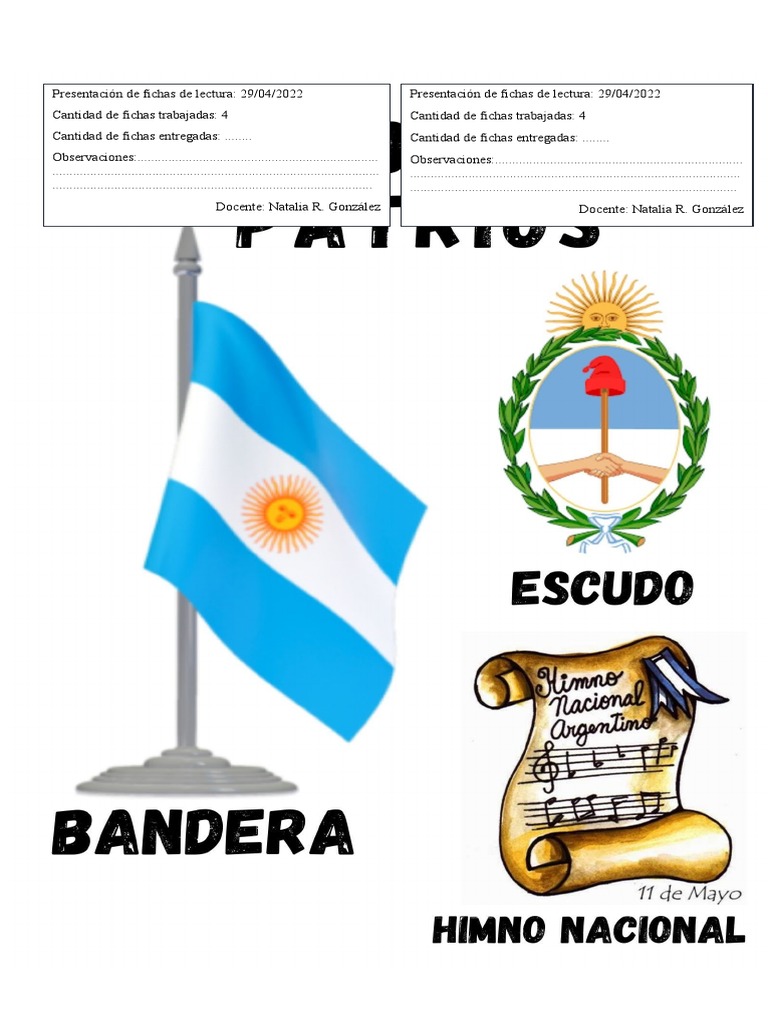 Actividades sobre símbolos patrios argentinos | PDF