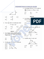 Ejercicios de Trigonometría