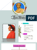 Presentación en PowerPoint de Dante Alighieri