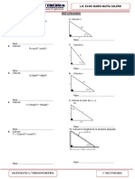 Ficha 12 Trigonometría 1° Secundaria PDF